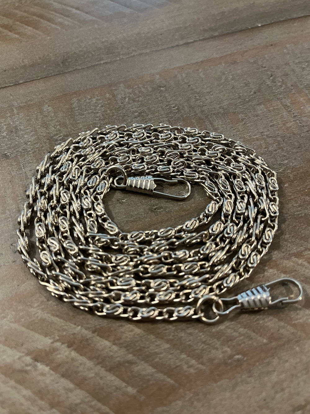 Silver Chain Bag Strap